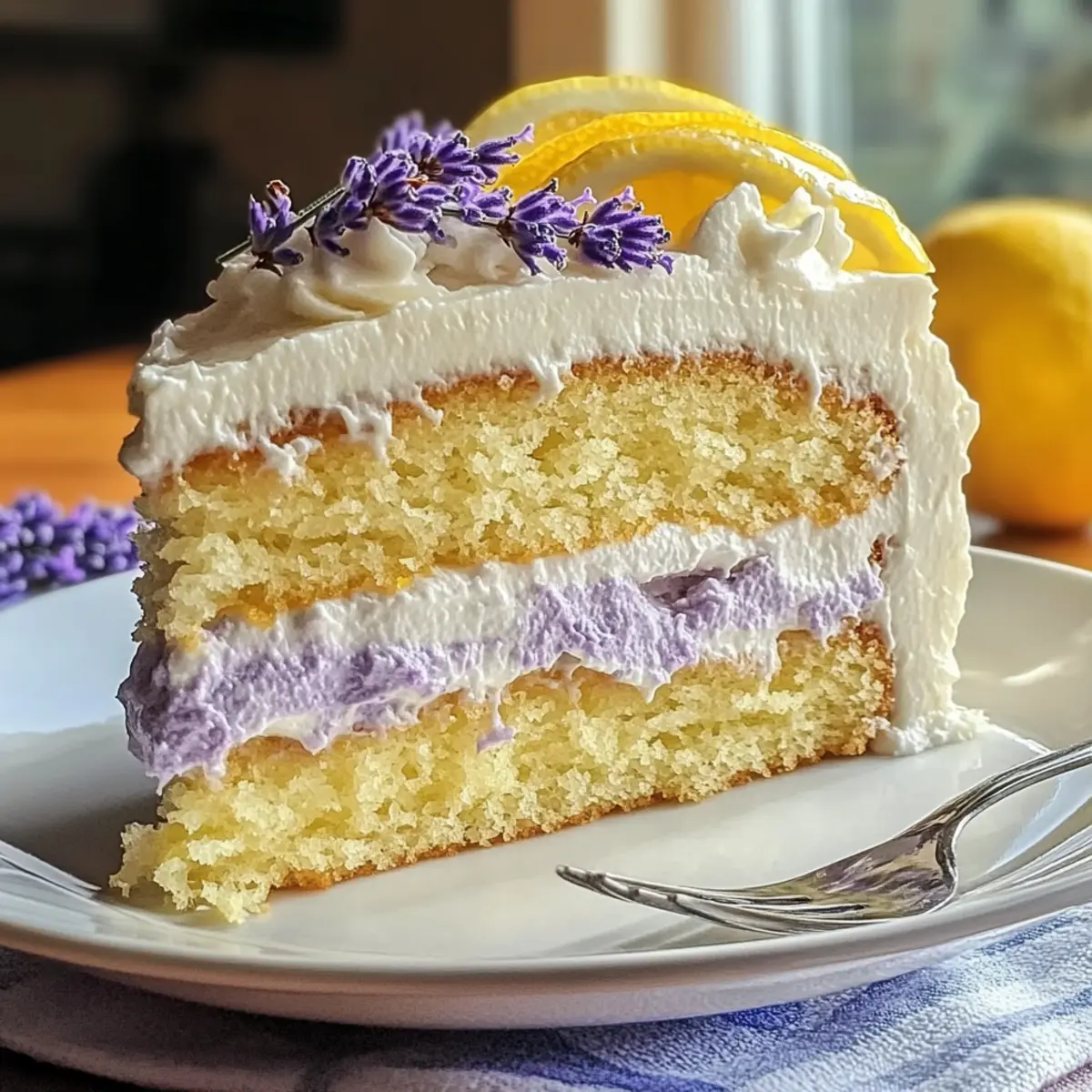 Zitronen-Lavendel-Kuchen für besondere Anlässe