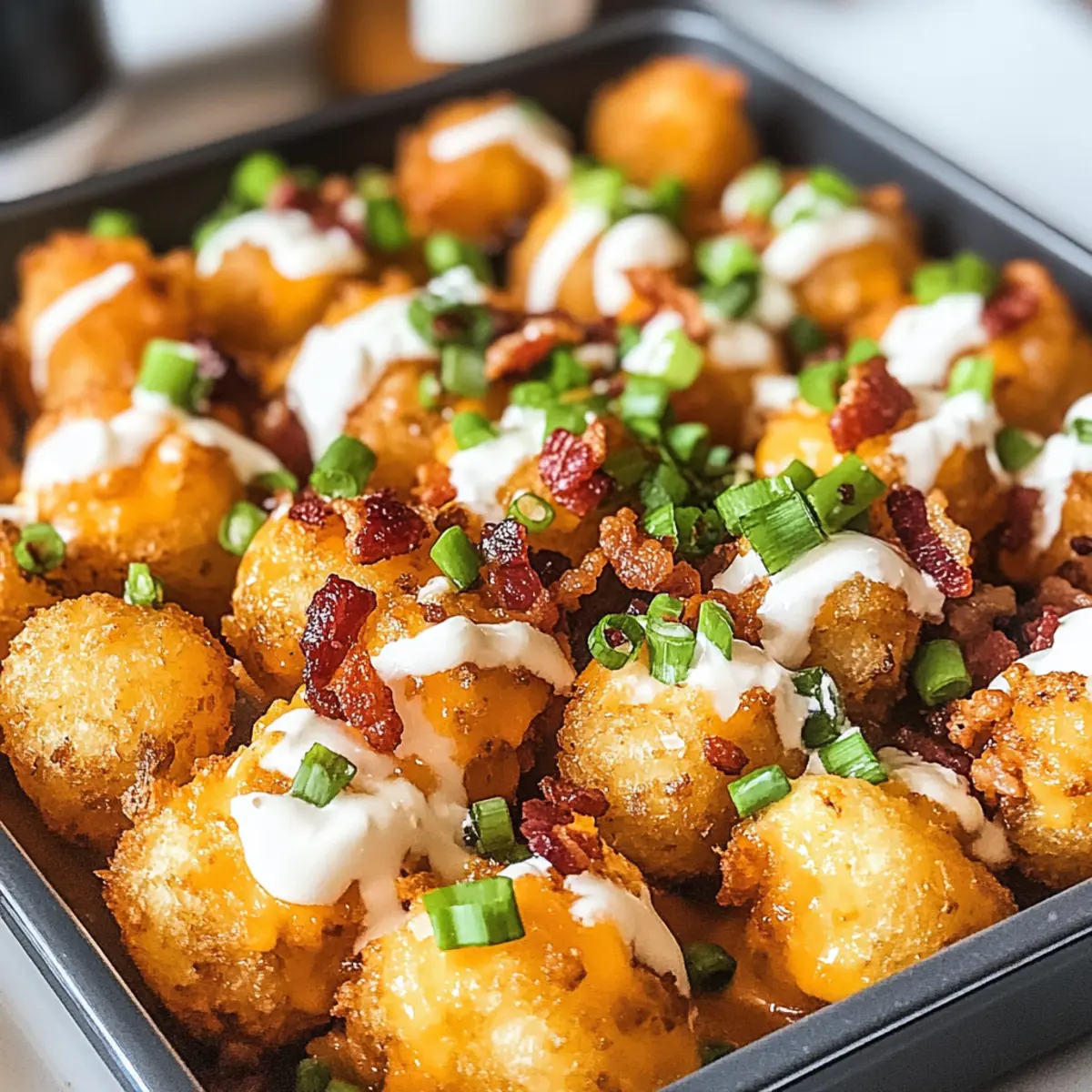 Beladene Tater Tots für den ultimativen Snackspaß