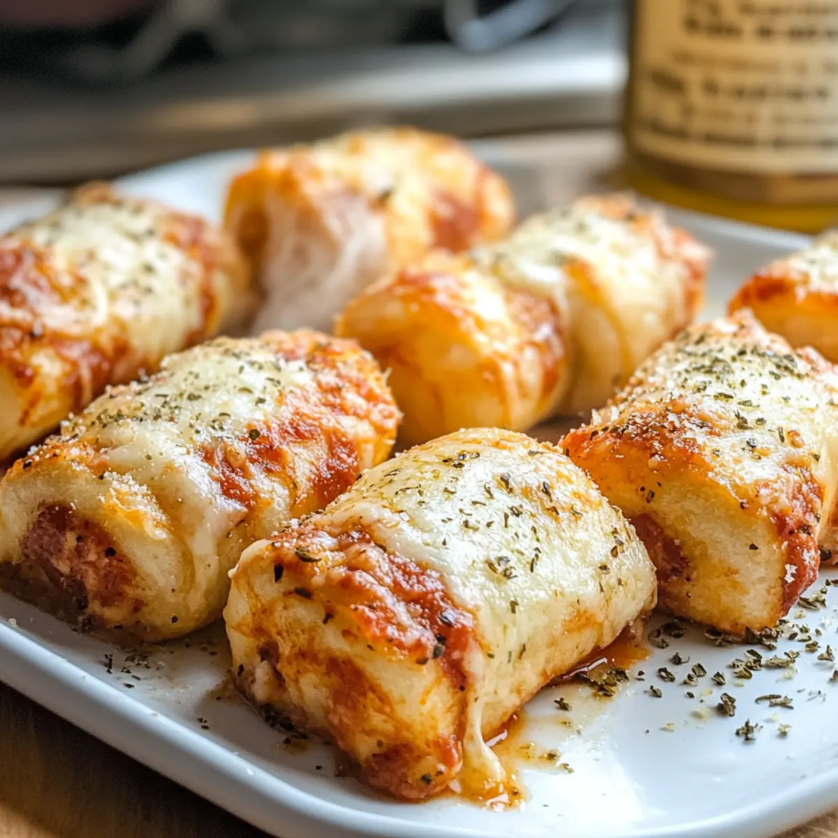 Kalorienarme Pizza-Rollen einfach selbst machen