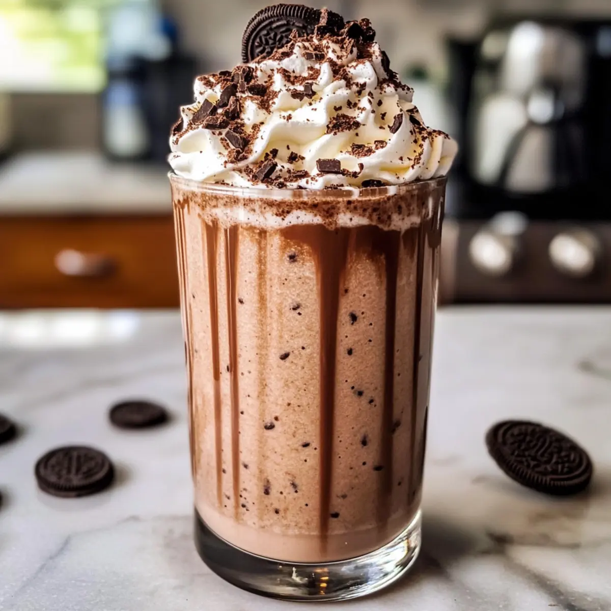 Mocha-Kekse-Krümel-Frappuccino selber machen