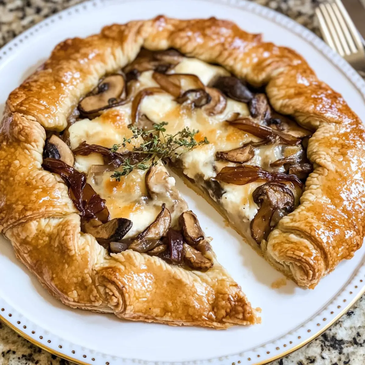Champignon-Galette Rezept für Feinschmecker