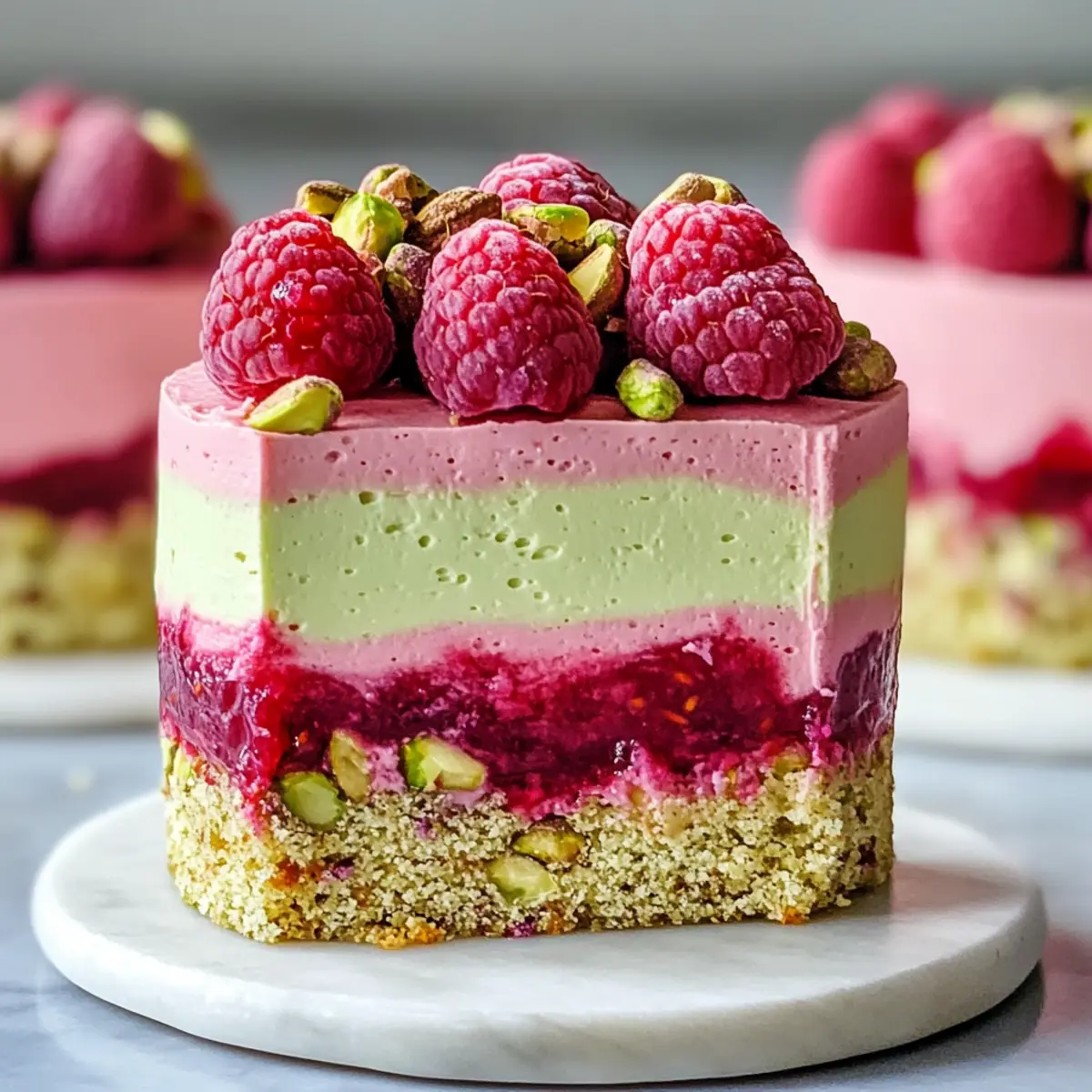 Himbeer-Pistazien-Mousse-Kuchen für jeden Anlass