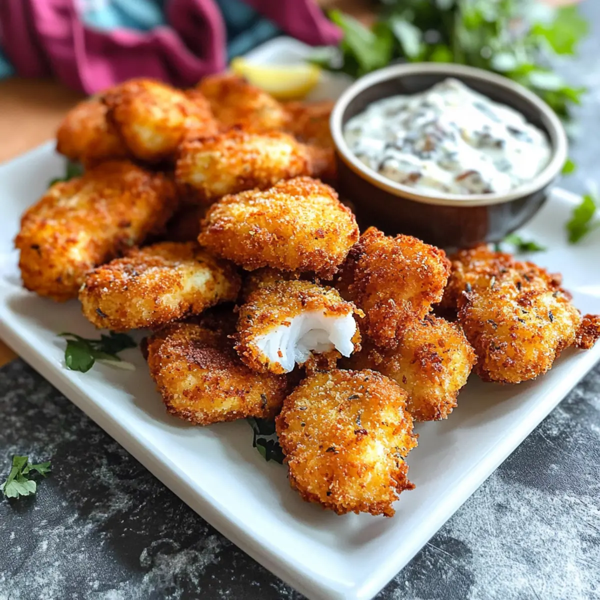 Würzige Fischnuggets für die ganze Familie