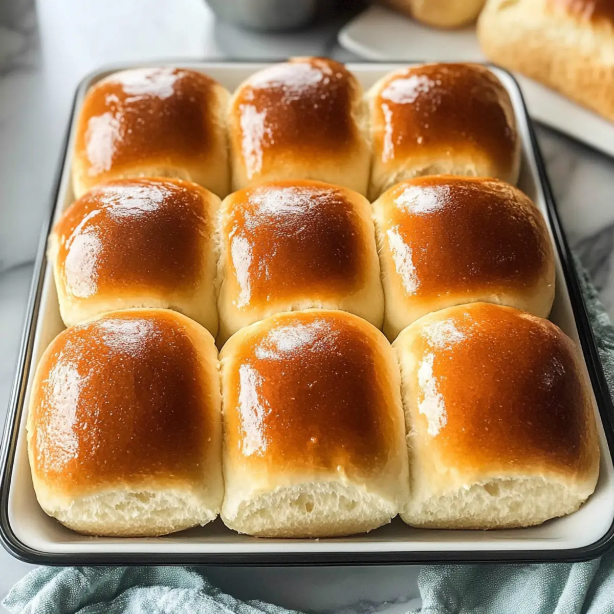 Süße hawaiianische Brötchen selbstgemacht