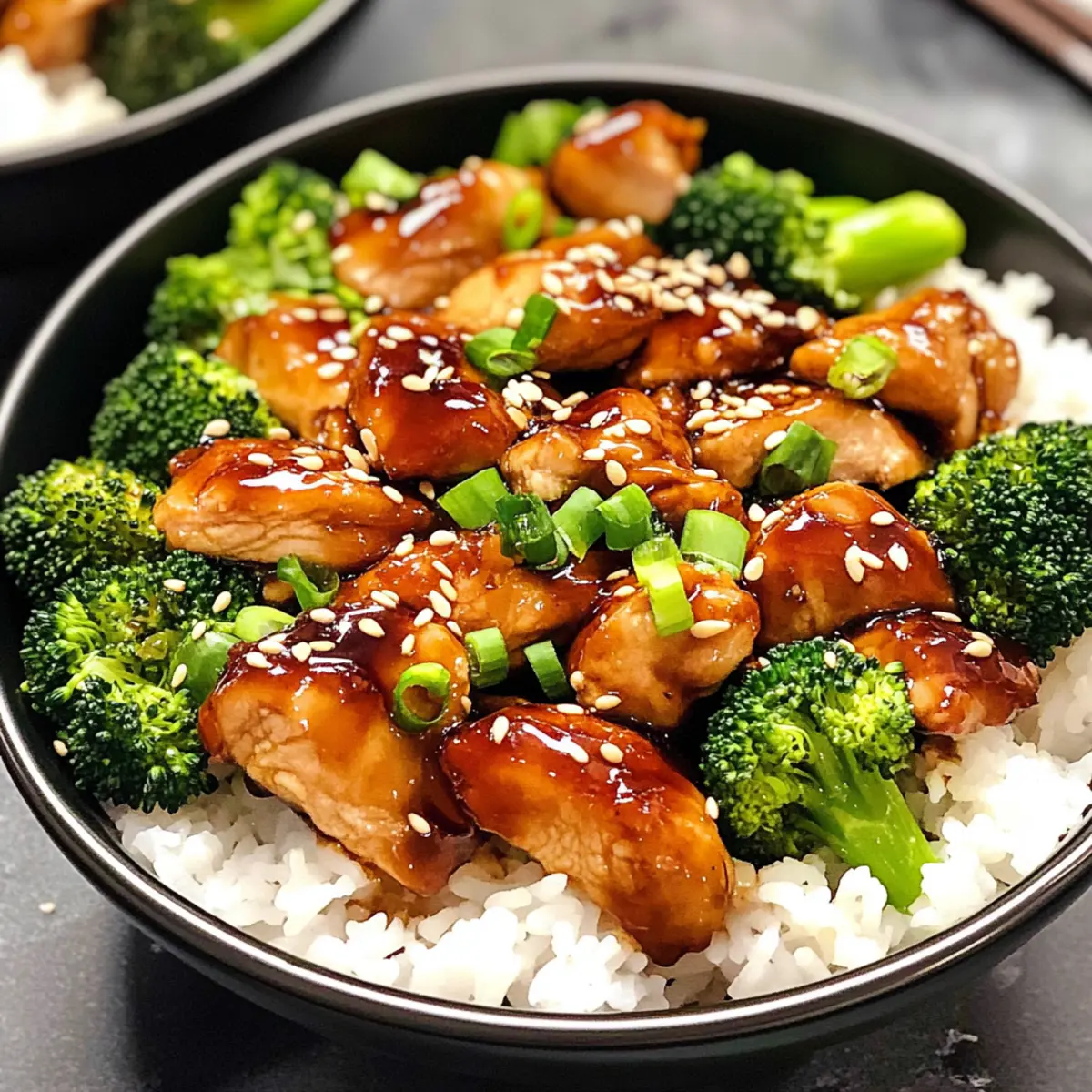 Teriyaki-Hühnchen-Reisschalen in 30 Minuten zubereiten
