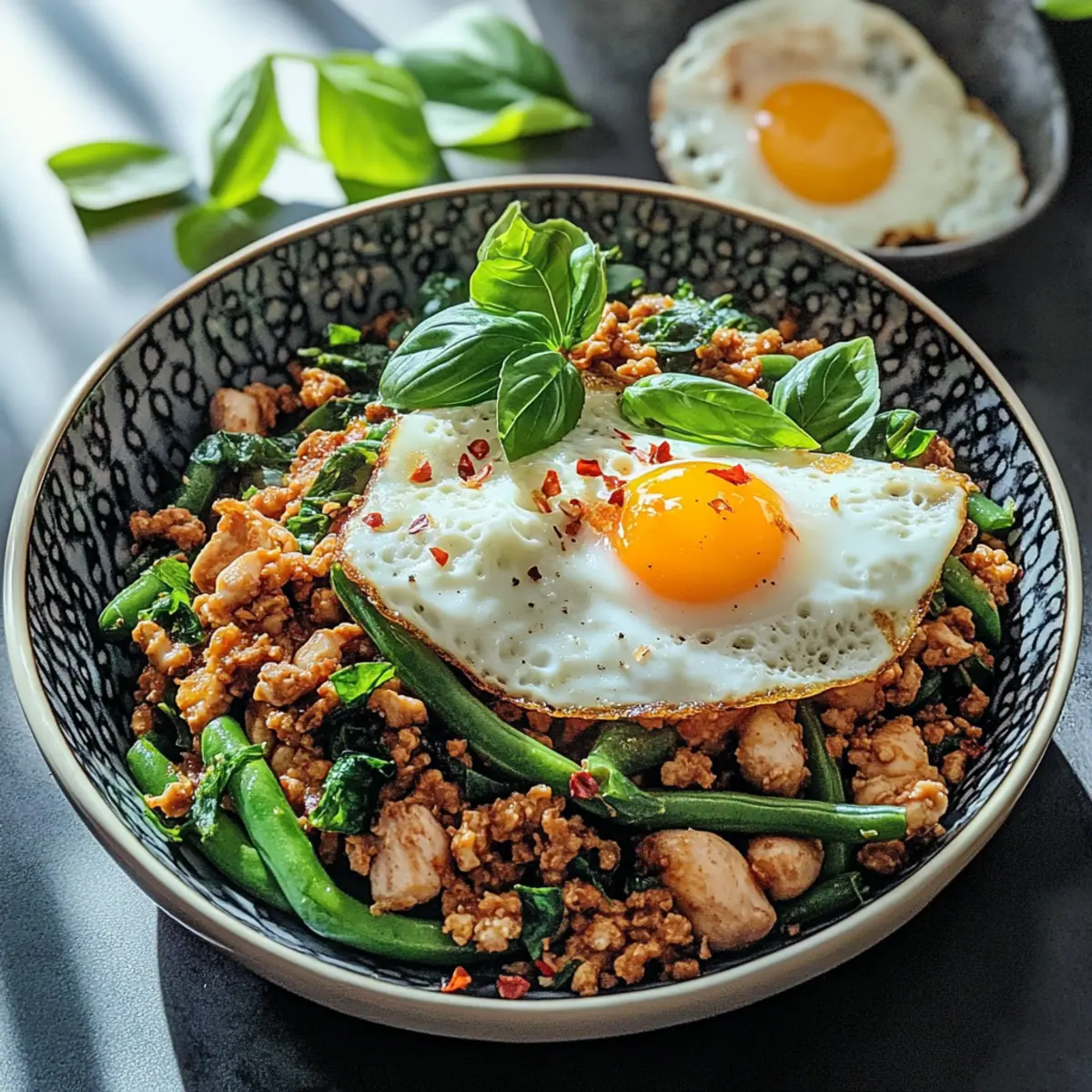 Thai-Basilikum-Hähnchen in 20 Minuten zubereiten