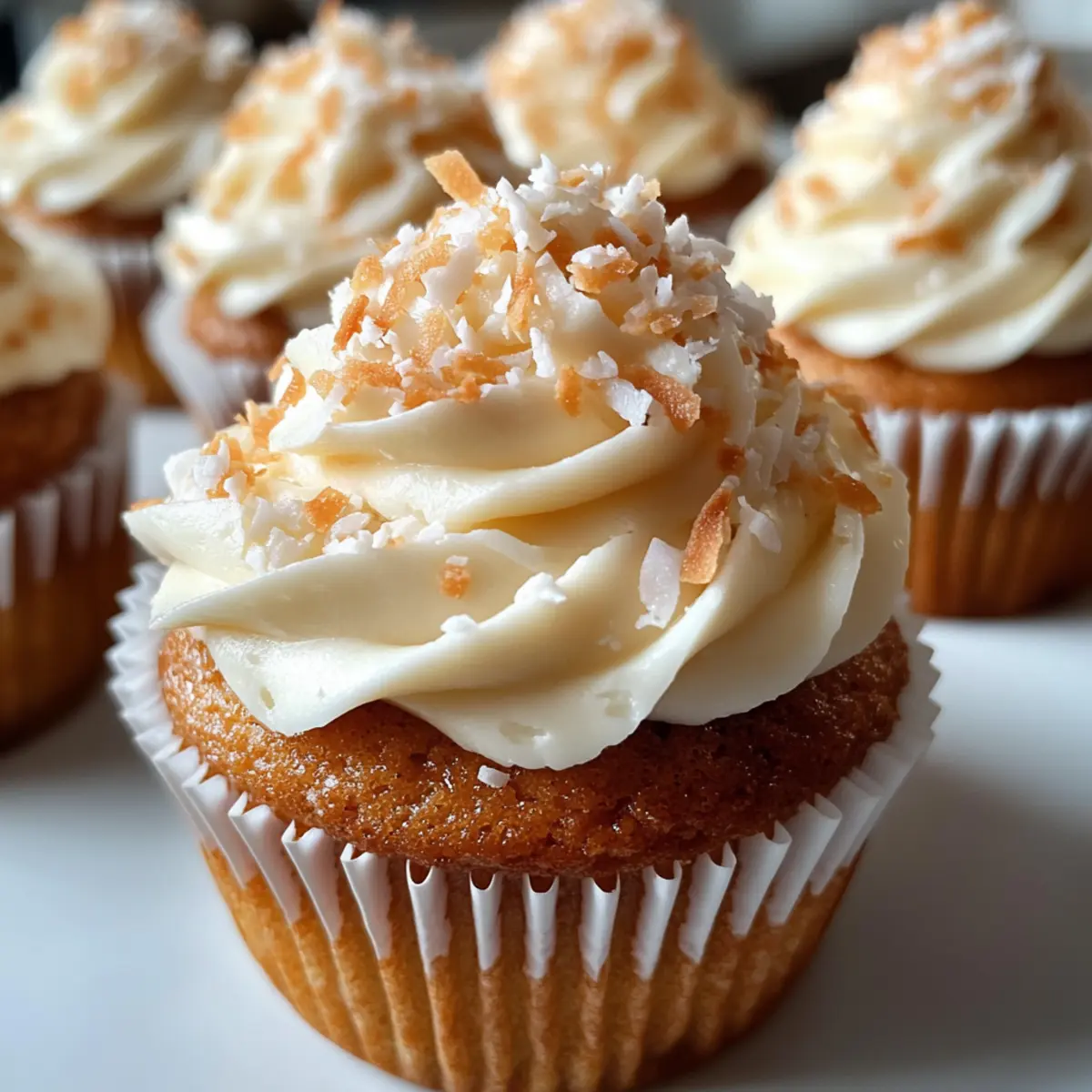Bananen-Möhren-Cupcakes mit Kokoscreme-Frischkäse