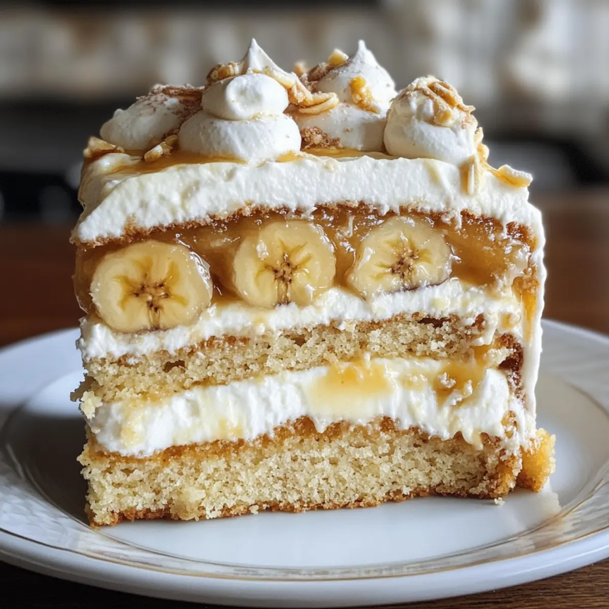 Bananenpuddingkuchen Genuss für jeden Anlass