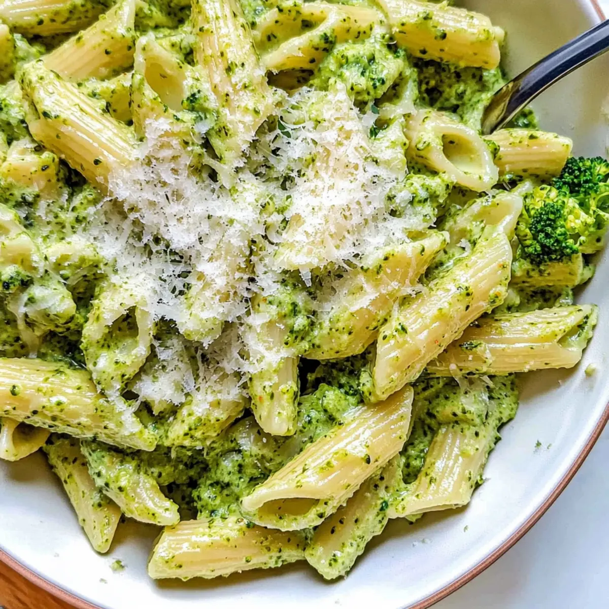 Schnelle Brokkoli Pasta mit cremiger Soße