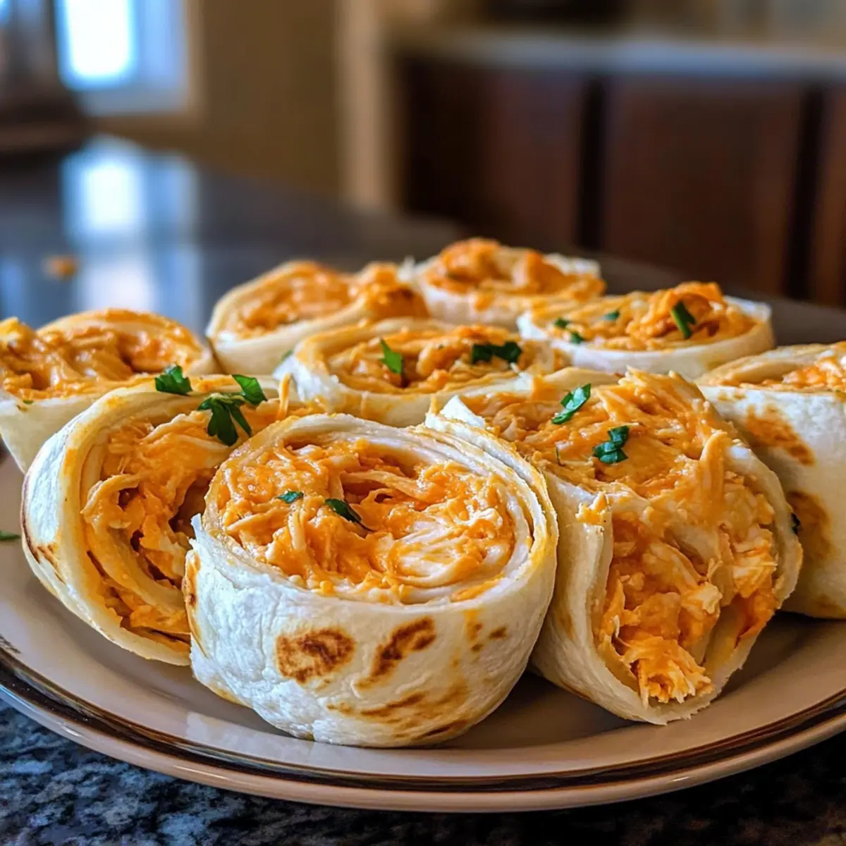 Buffalo-Hühnchen-Röllchen für jeden Anlass