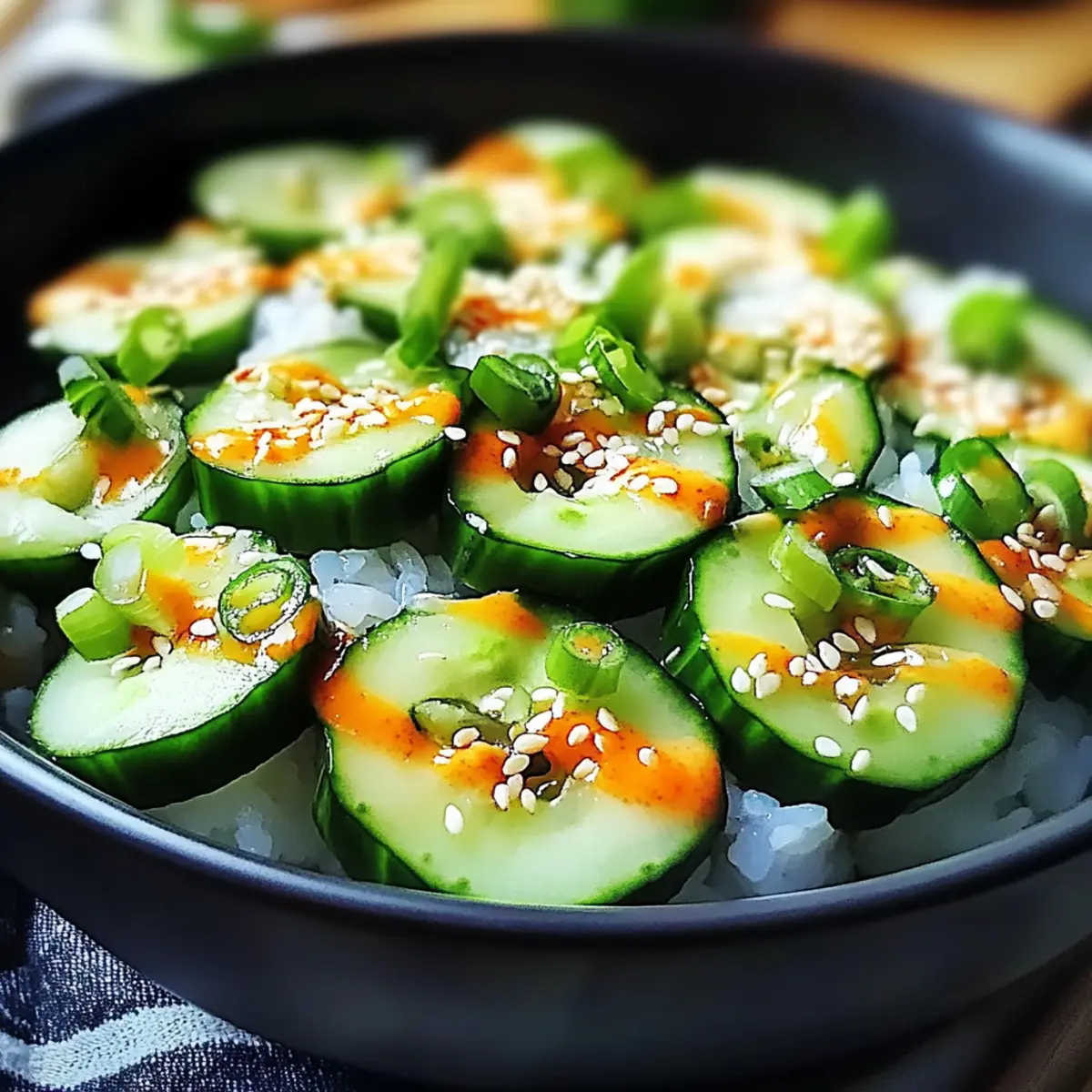 Kalifornische Rolle Gurkensalat: Frisch & Gesund