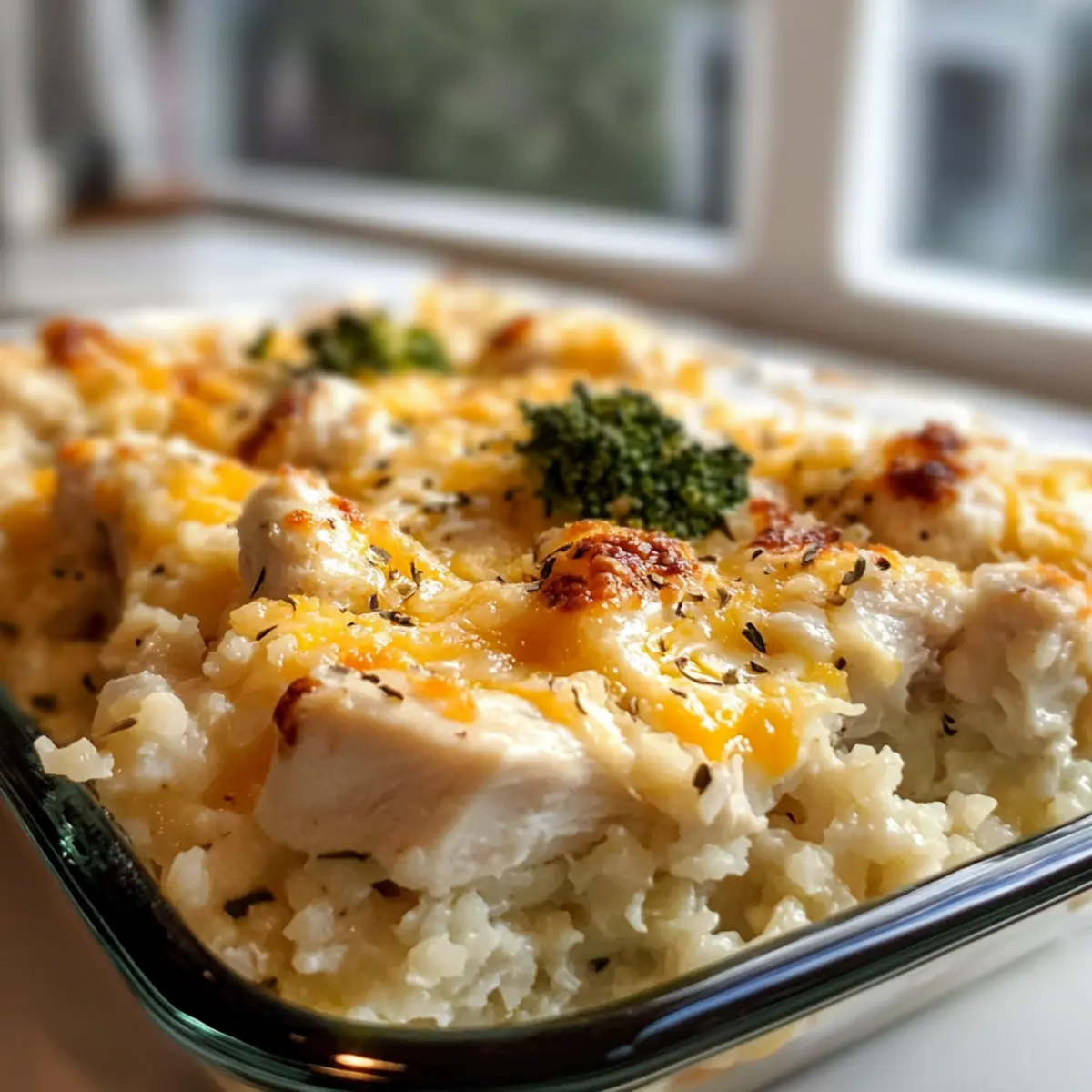 Hähnchen Blumenkohlreis Auflauf Rezept für Genießer