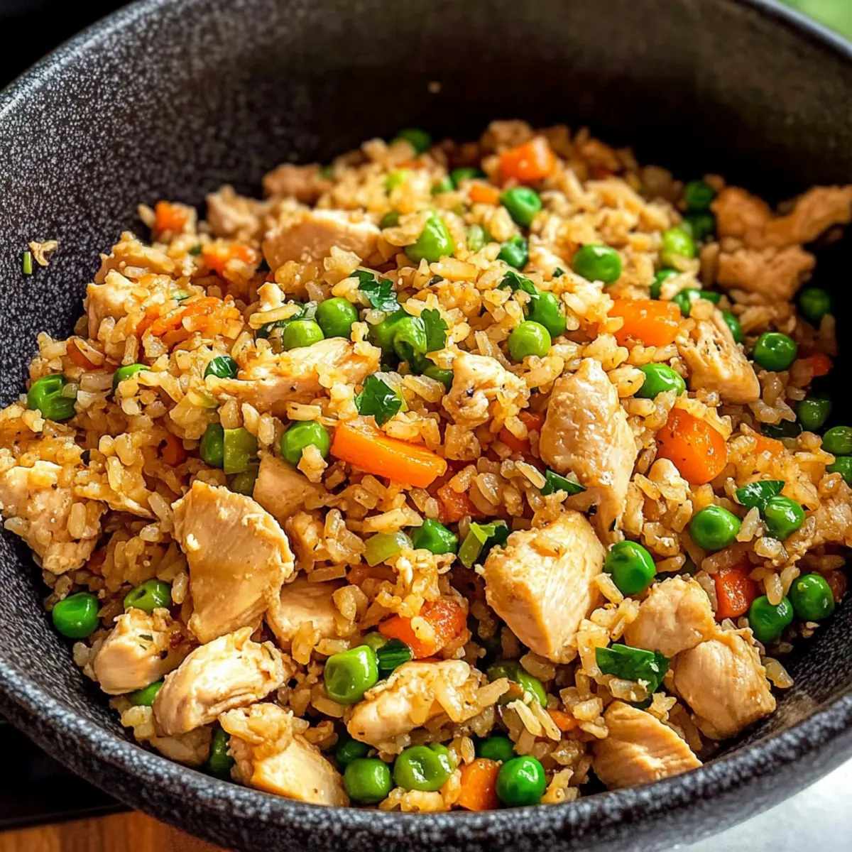 Hähnchen gebratenen Reis in 30 Minuten zaubern
