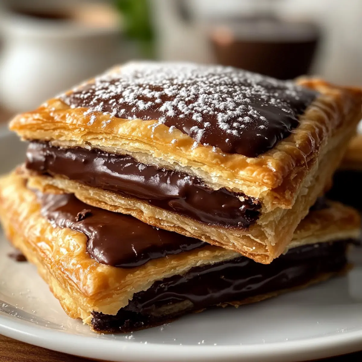 Schokoladenfudge Pop-Tarts selbstgemacht genießen