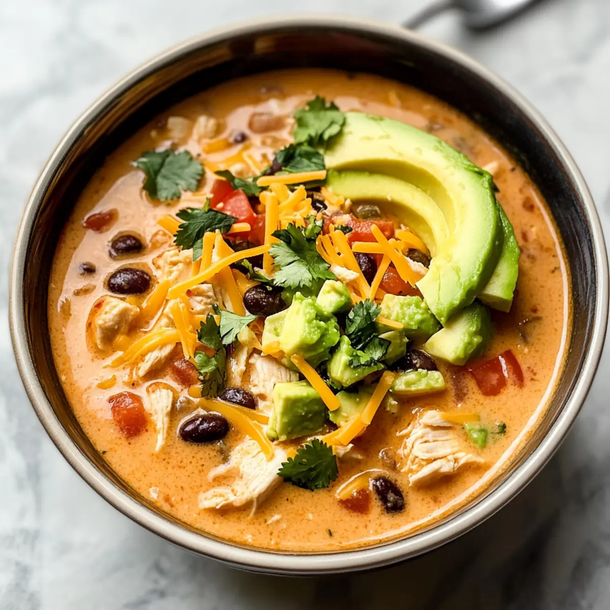 Einfache Hühnertaco-Suppe für schnelle Abende