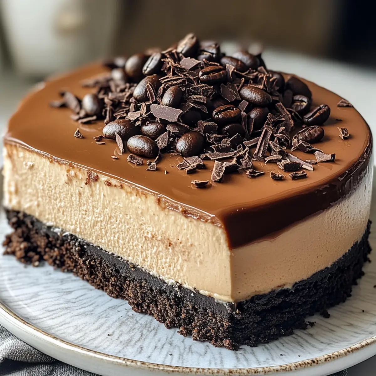 Espresso Kaffee Käsekuchen für Kaffeeliebhaber