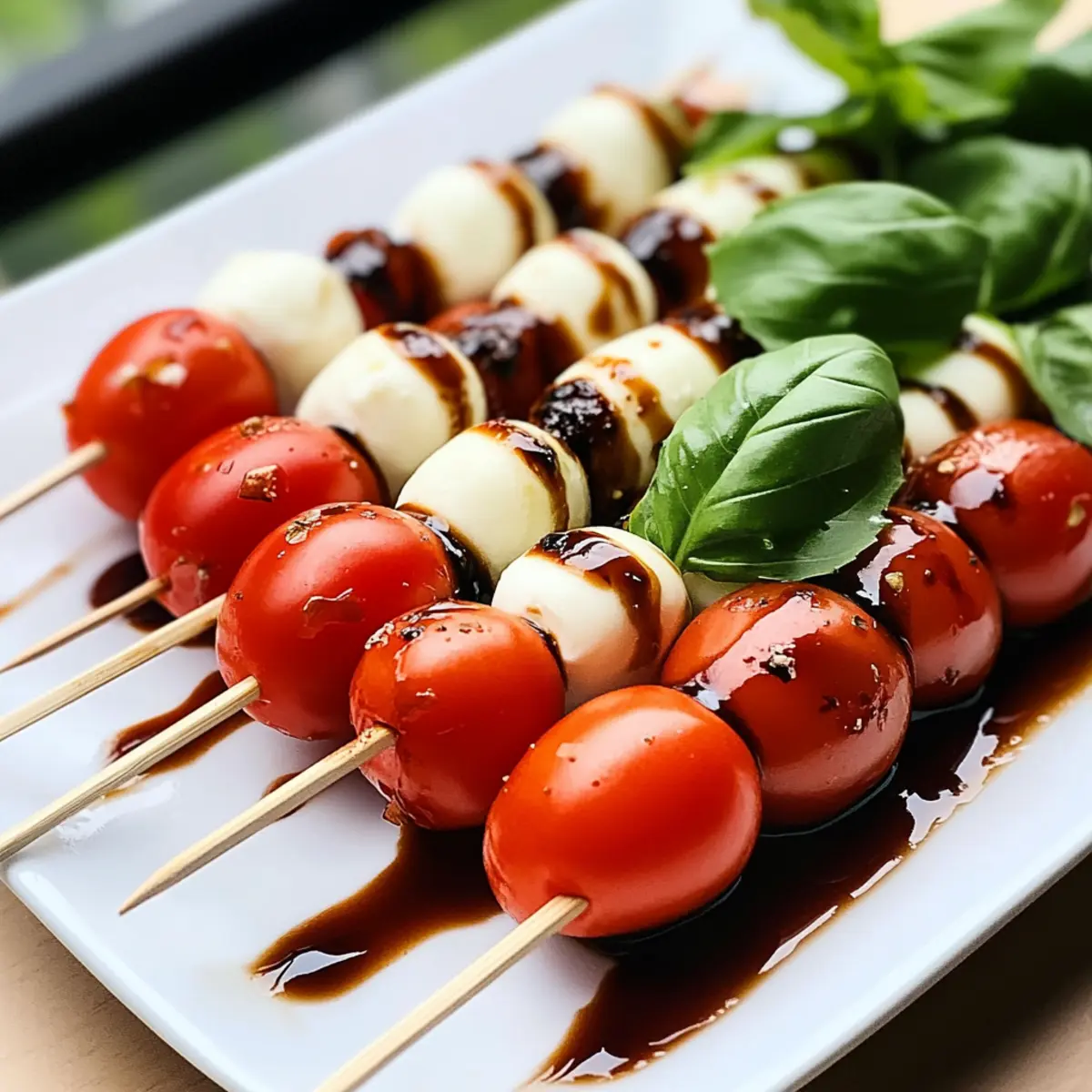 Frische Caprese-Spieße für den perfekten Sommergenuss