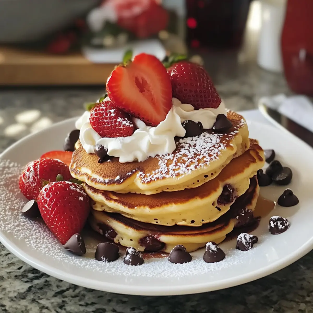 Herzförmige Pfannkuchen: Valentinstags Frühstückshelden