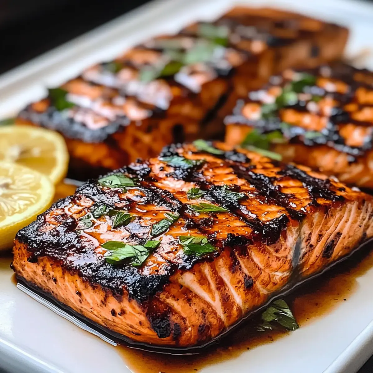 Unwiderstehlicher BBQ-gegrillter Lachs für den Sommer
