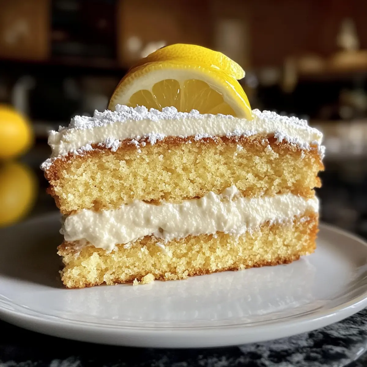 Italienische Zitronencremetorte: Himmlisch frisch genießen