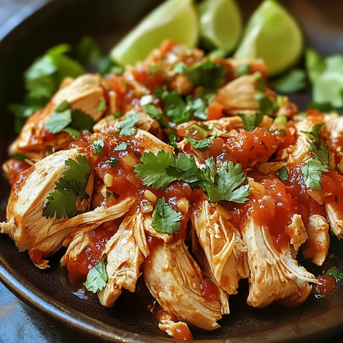 Mexikanisches Shredded Hühnchen Rezept für jeden Tag