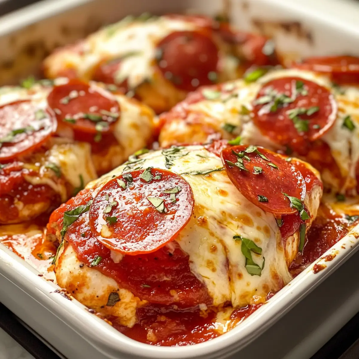 Pizza Hühnchen schnell und einfach zubereiten