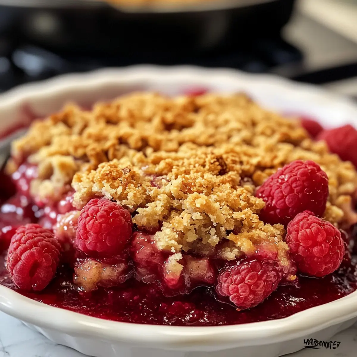 Himbeer-Crumble Rezept für echte Genussmomente