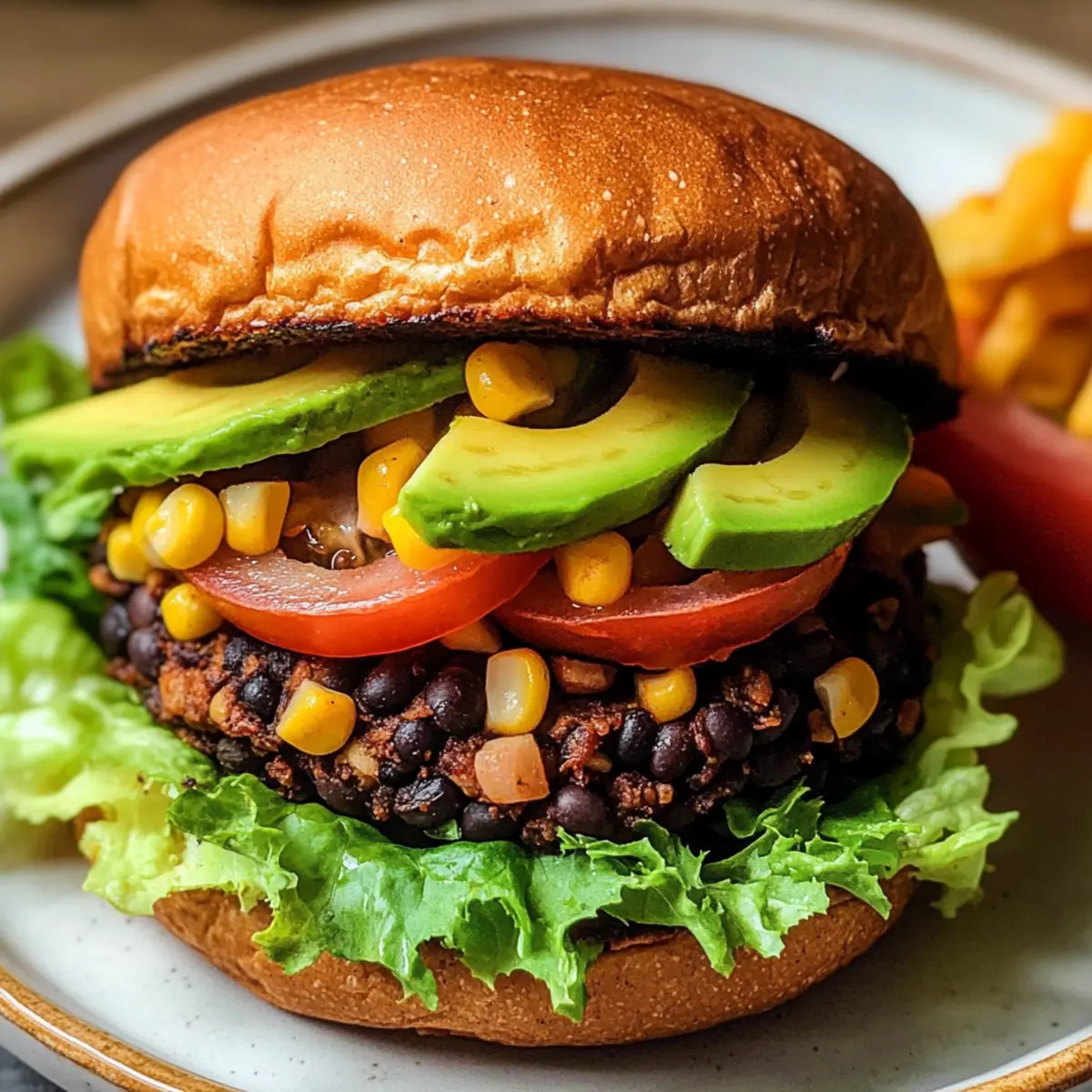 Südwestliche schwarze Bohnenburger für jeden Anlass