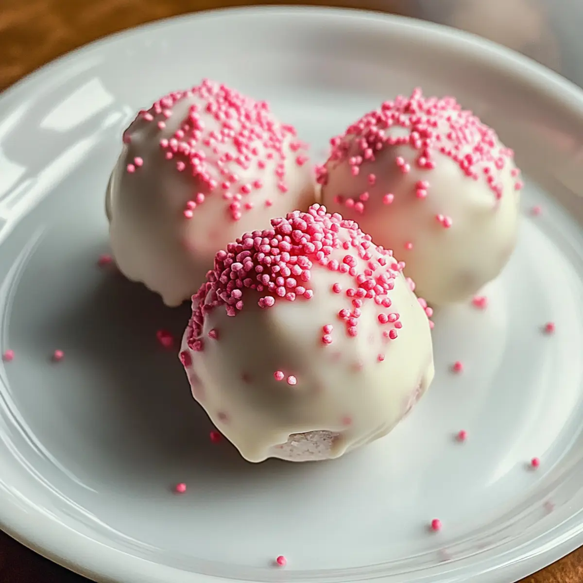 Erdbeer-Kuchen-Bällchen für süße Momente