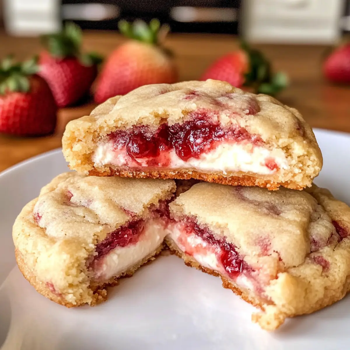 Erdbeer-Käsekuchen-Kekse: Der perfekte Genuss