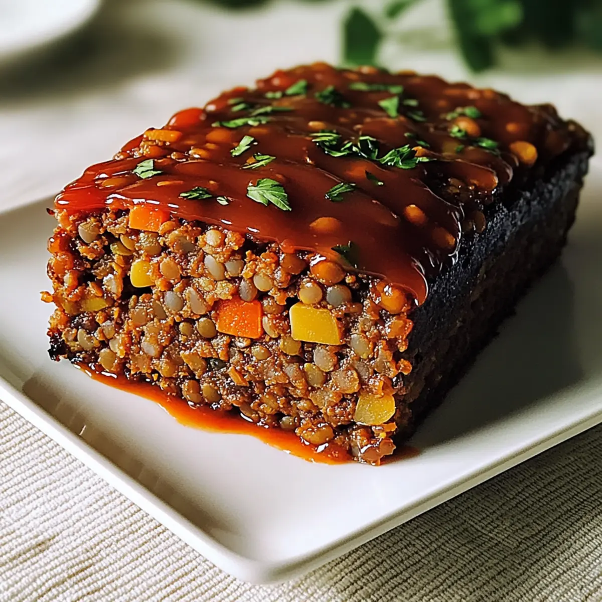 Der ultimative Gemüse-Linsen-Braten für Genießer