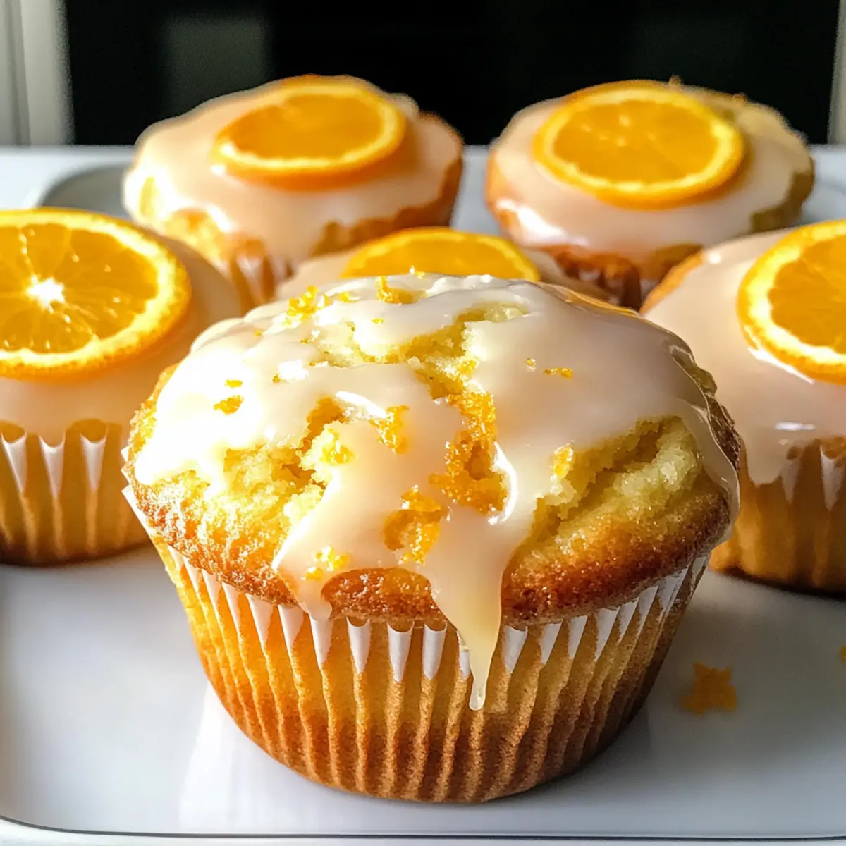 Spritzige Orangemuffins für fröhliche Frühstücksmomente