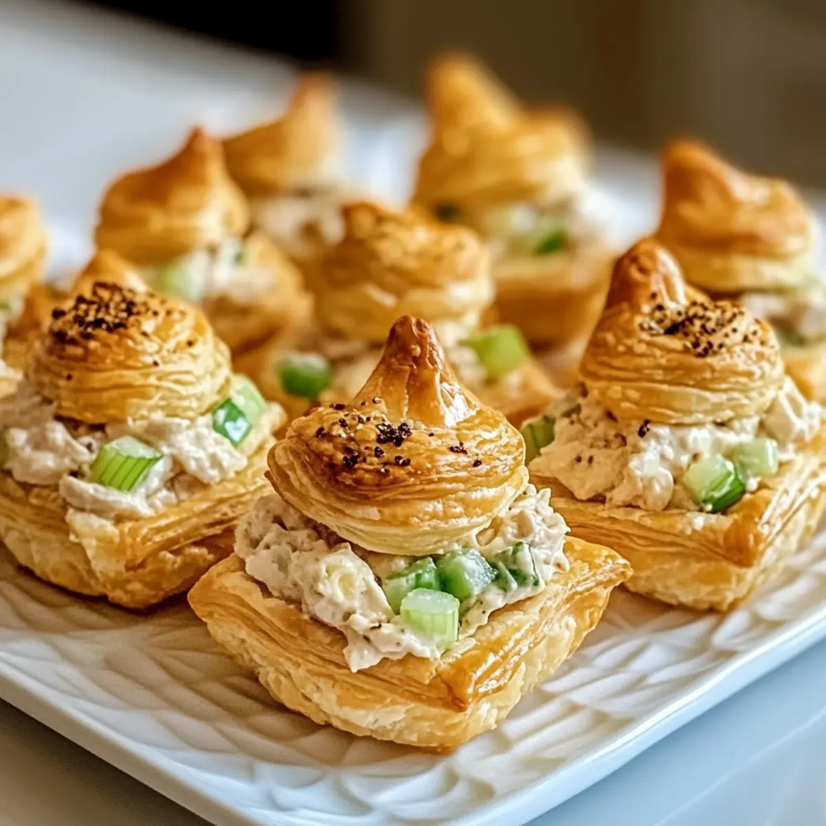 Hühnchensalat-Üffchen für jede Feierlichkeiten