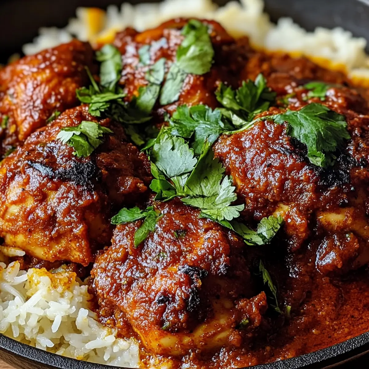 Hühnchen Tikka Vindaloo Naga für Feinschmecker