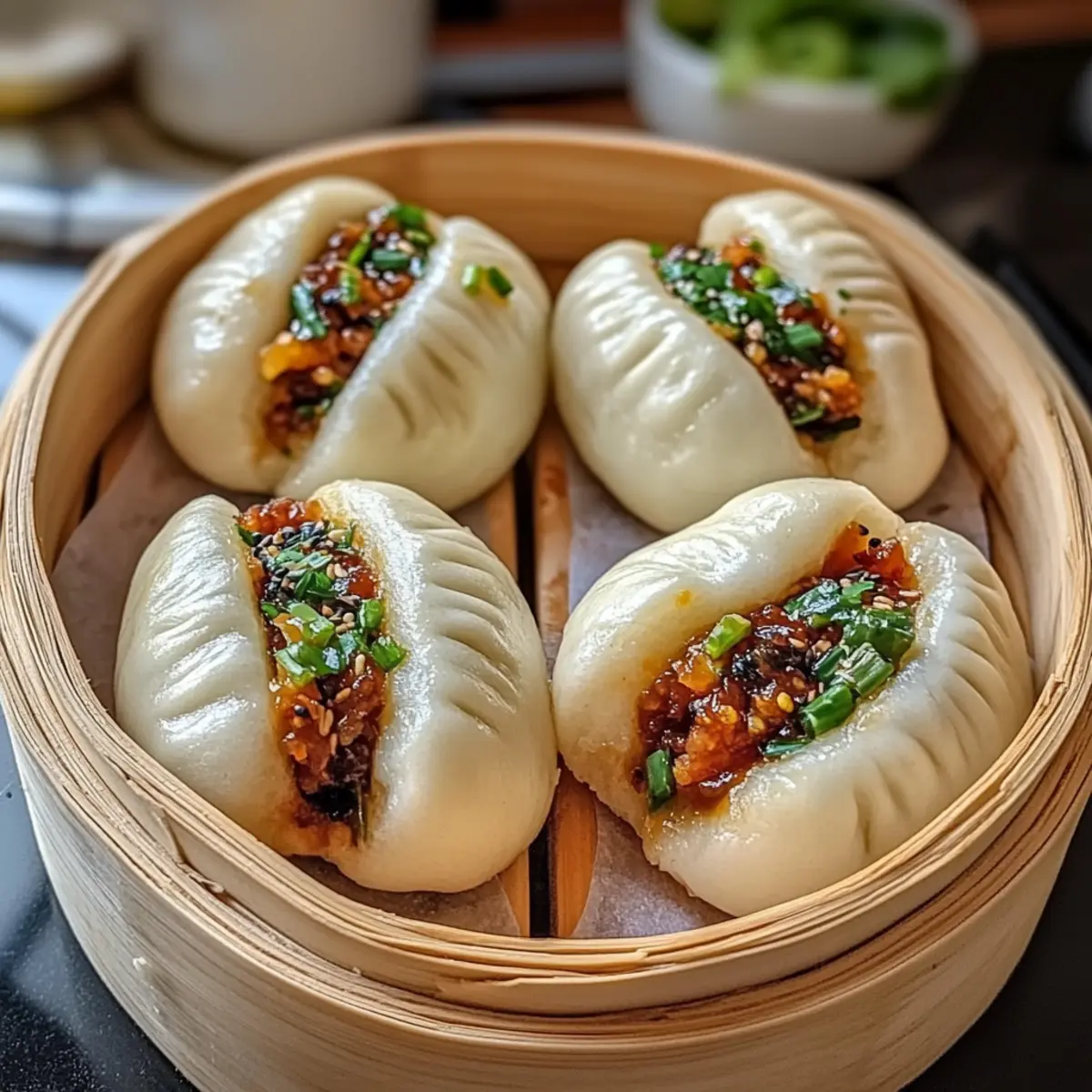 Leckere chinesische Dampfb buns für jeden Anlass
