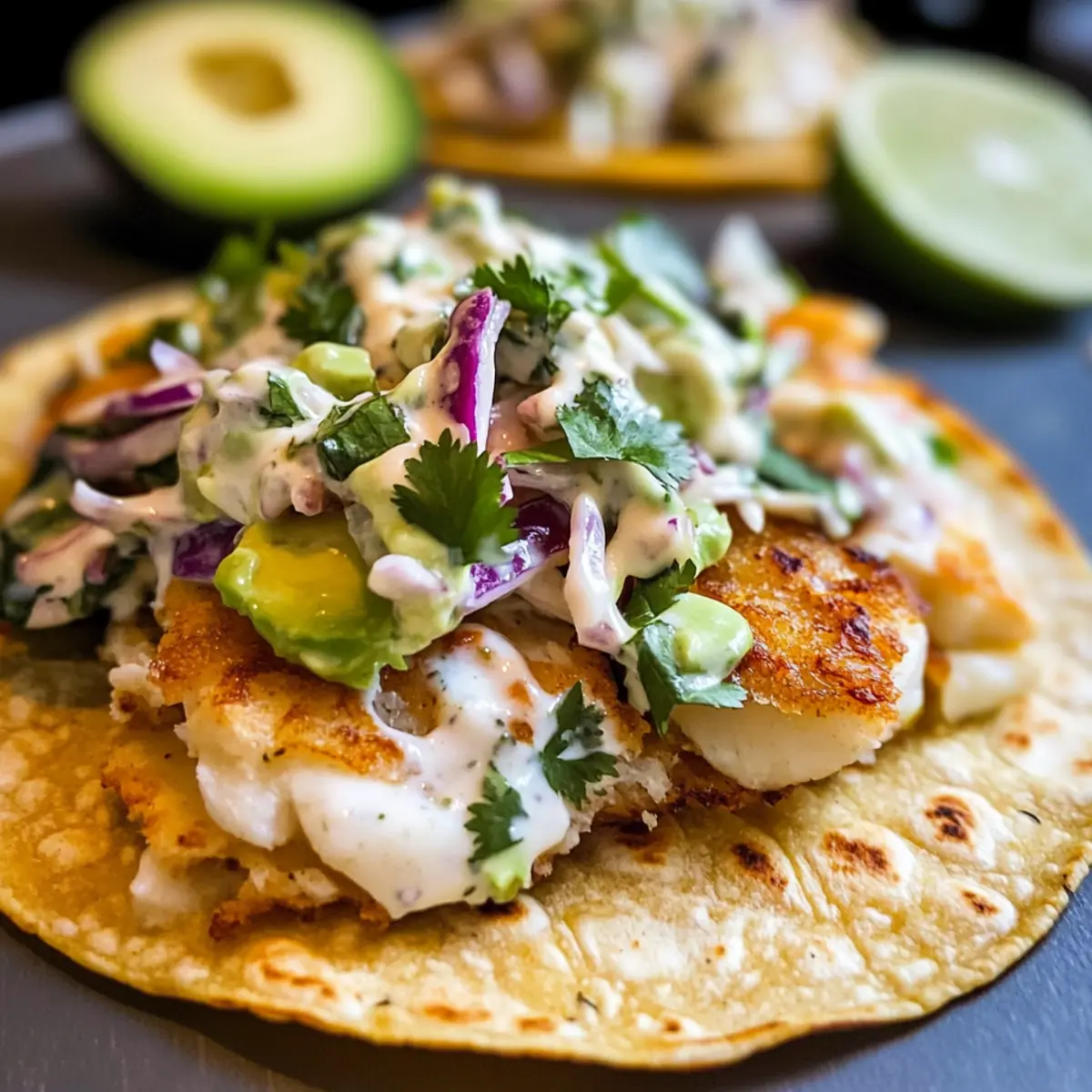 Fisch-Tostadas mit Joghurt-Coleslaw schnell zubereiten
