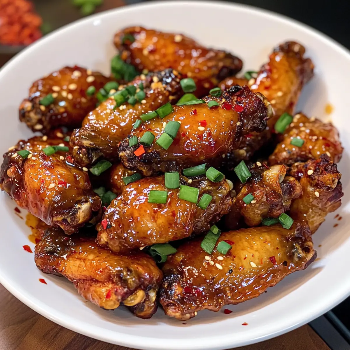 Heiße Honigflügel für die perfekte Feier