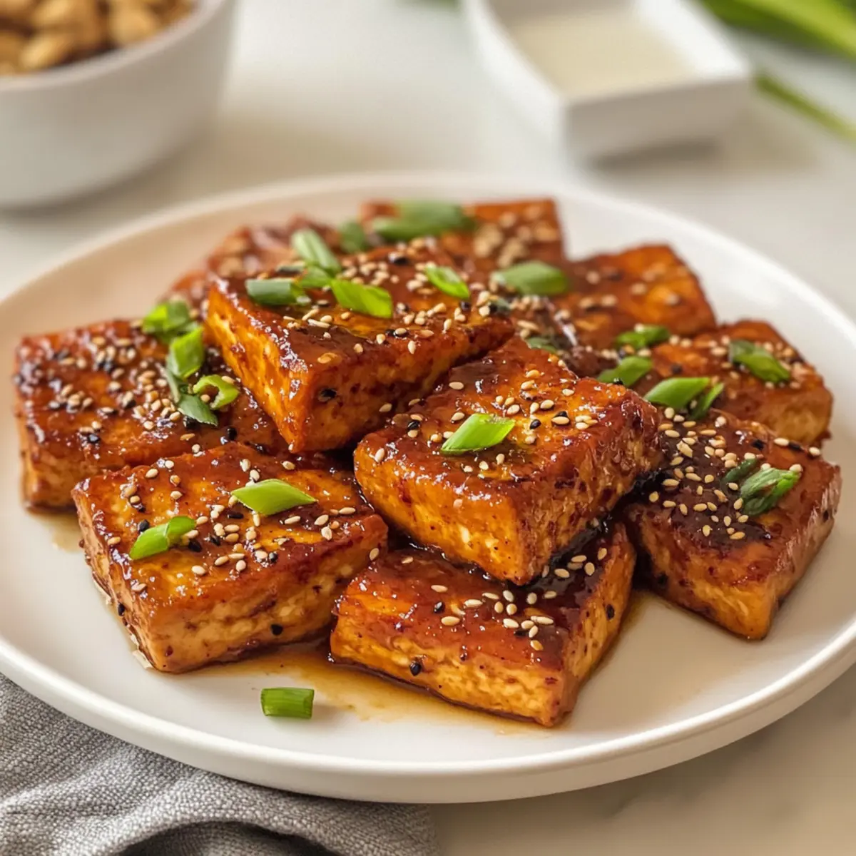 Koreanisches geschmorter Tofu in 15 Minuten