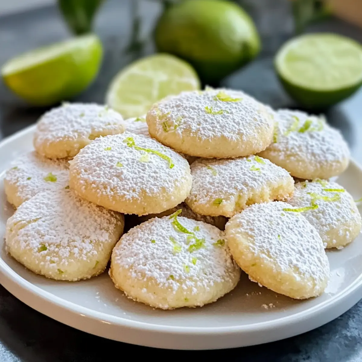 Meltaways Kekse mit frischer Limette zaubern