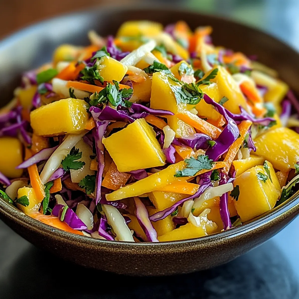 Mango Krautsalat: Frisch, bunt und köstlich!
