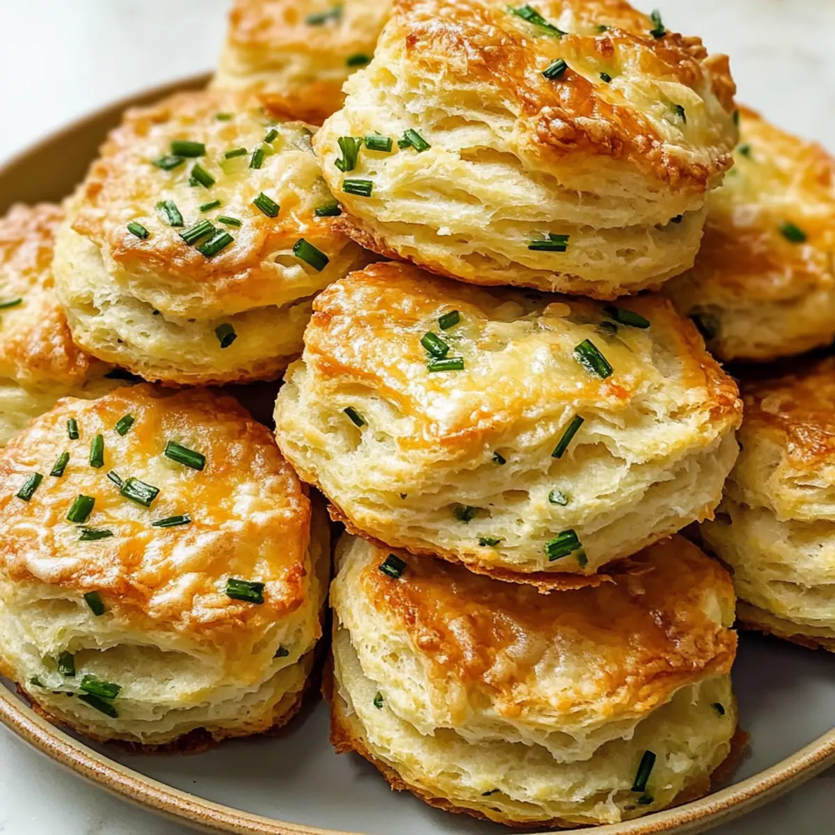 Schnittlauch Parmesan Brötchen für jedes Frühstück