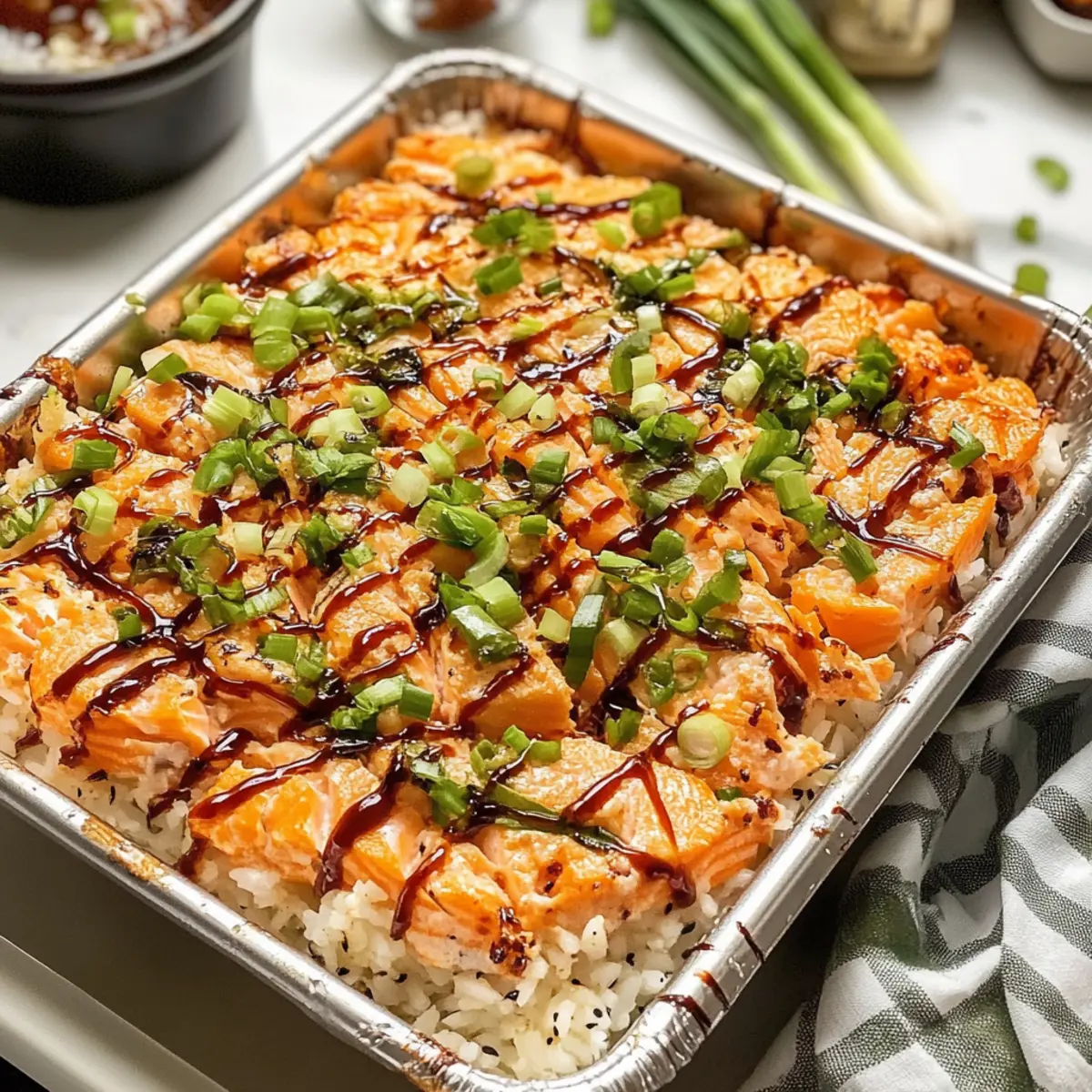 Lachs Sushi Auflauf – Einfache, köstliche Variante