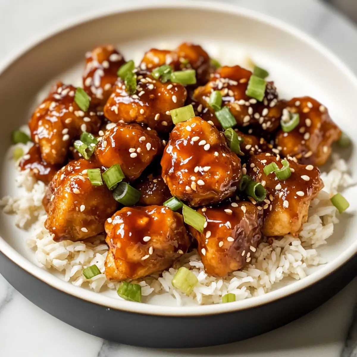 Krosses Sesam-Hühnchen in 30 Minuten