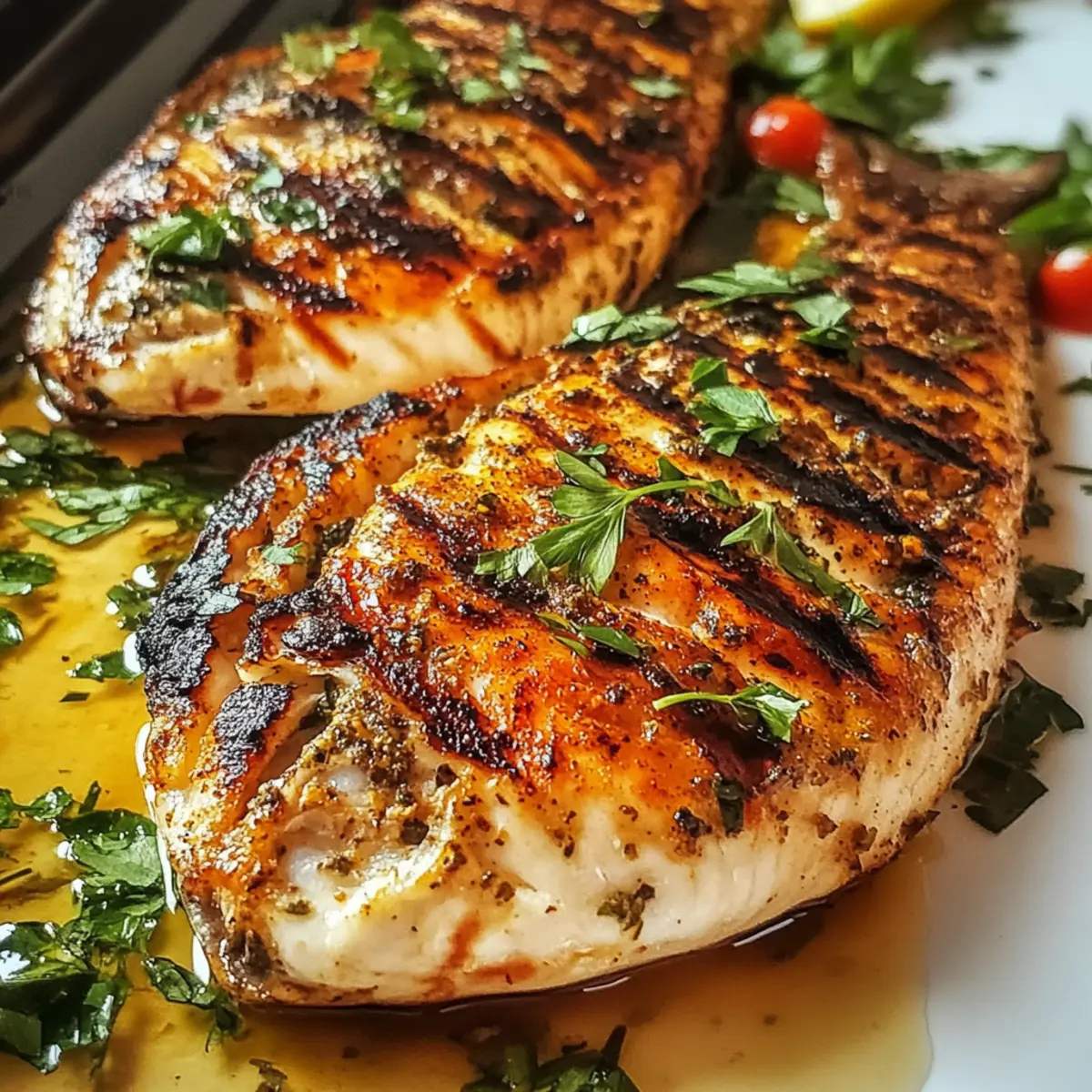 Einfaches und köstliches Ofen gegrilltes Fischrezept