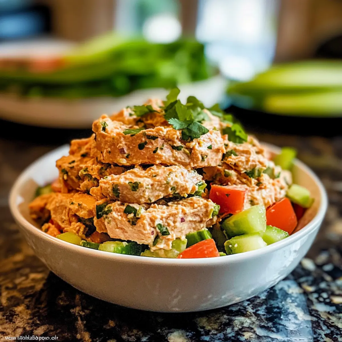 Scharfer Thunfischsalat mit rauchigem Chipotle