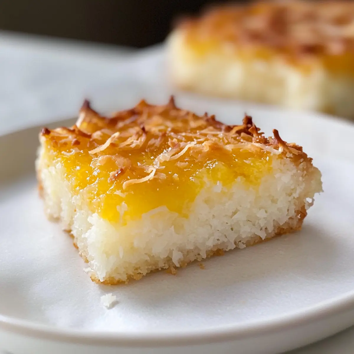 Klebriger Kokosnusskuchen für echte Genussmomente