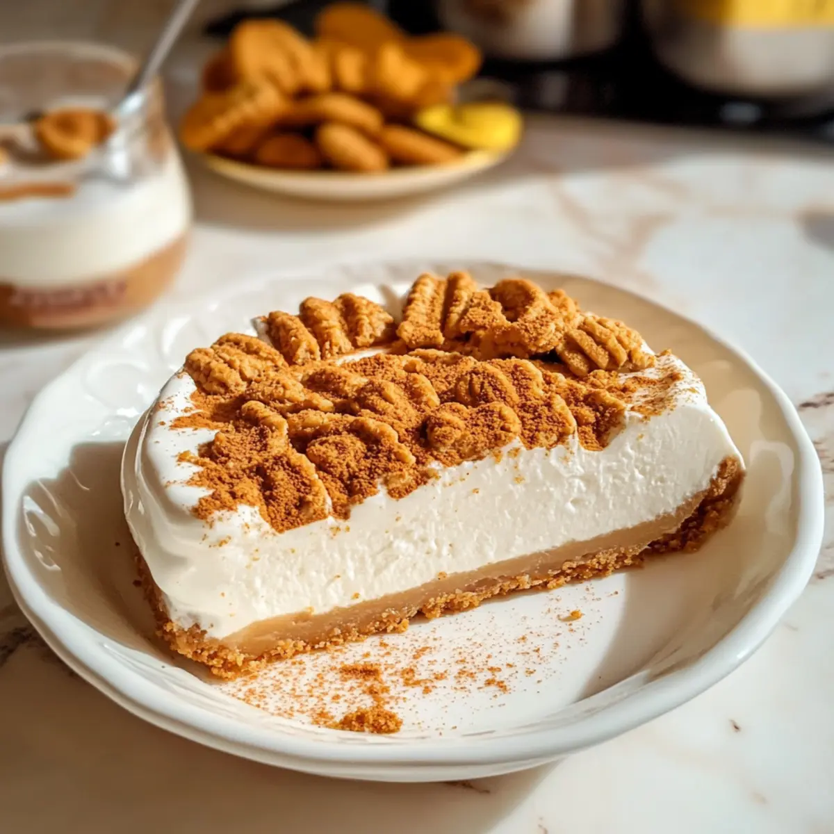 Viral Biscoff Joghurt Käsekuchen für Einsteiger